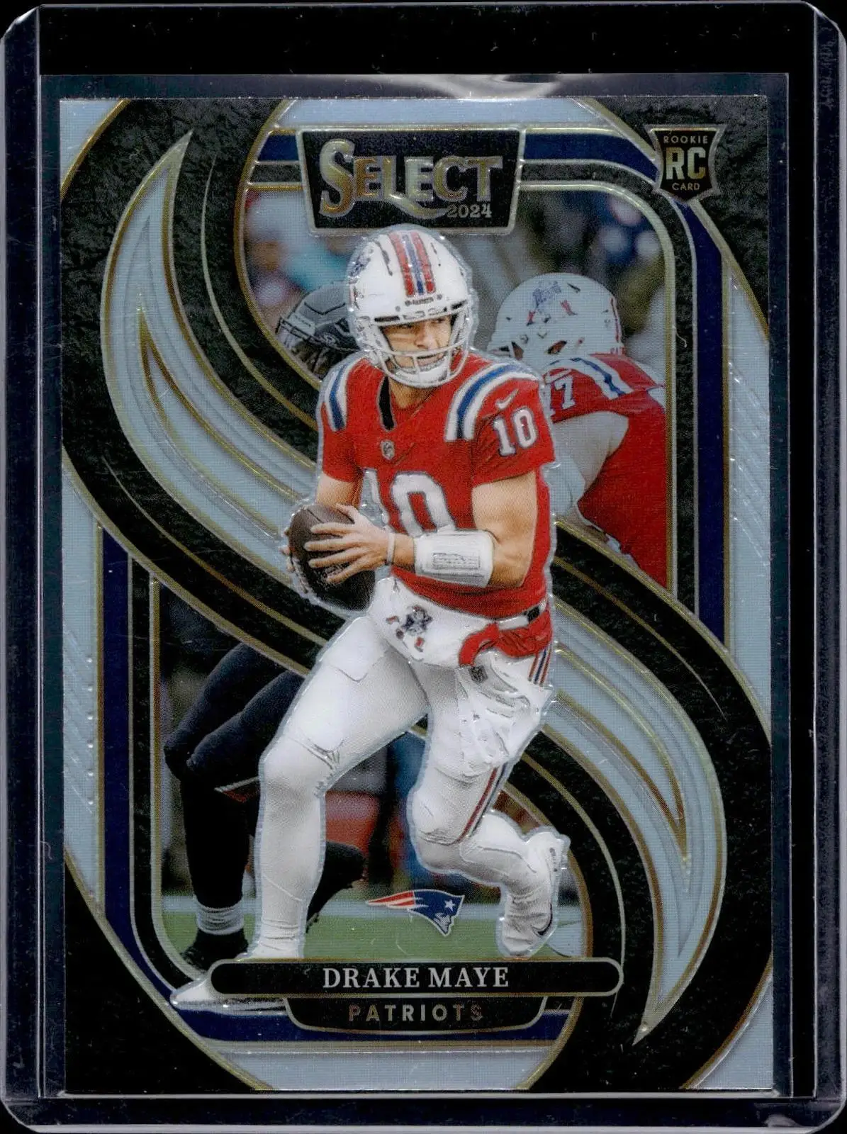 Drake Maye 2024 Panini Select Silver Prizm Rookie New England Patriots 113