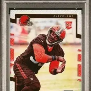Myles Garrett 2017 Donruss Optic Rookie Holo Cleveland Browns 106 PSA 9