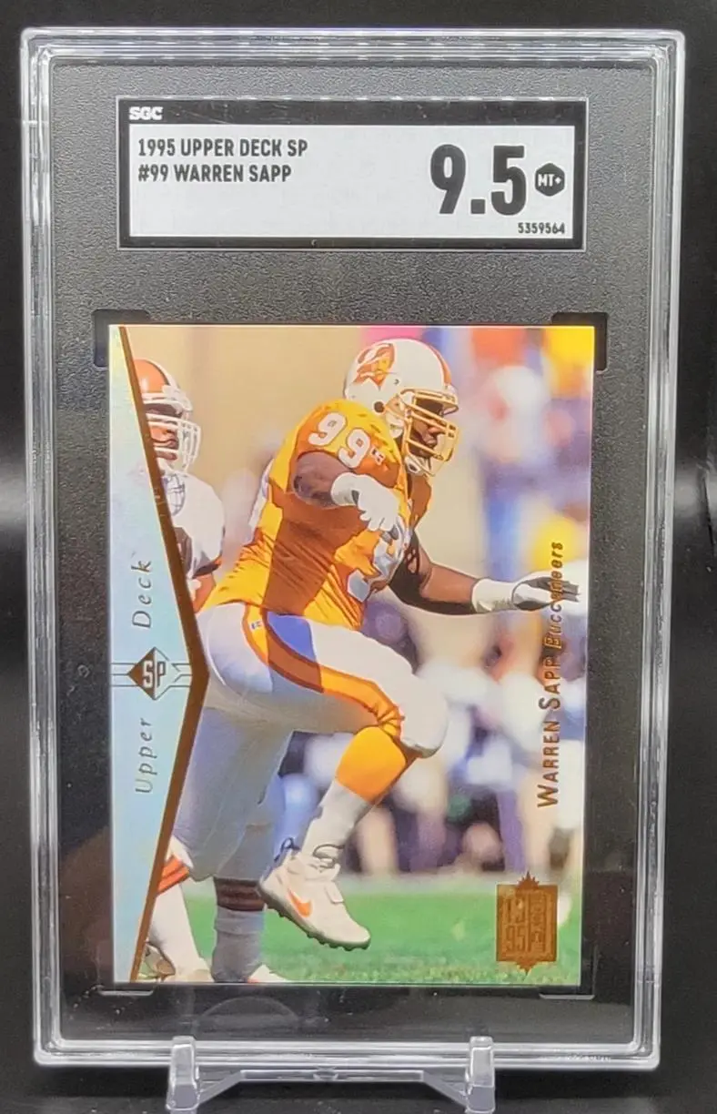 Warren Sapp 1995 Upper Deck SP RC Tampa Bay Buccaneers 99 SGC 9.5