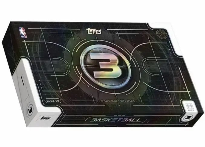 2025-26 Topps Three Basketball Hobby Box