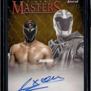 Axiom 2025 Topps Finest WWE Masters Gold Auto /50 FM-AXM