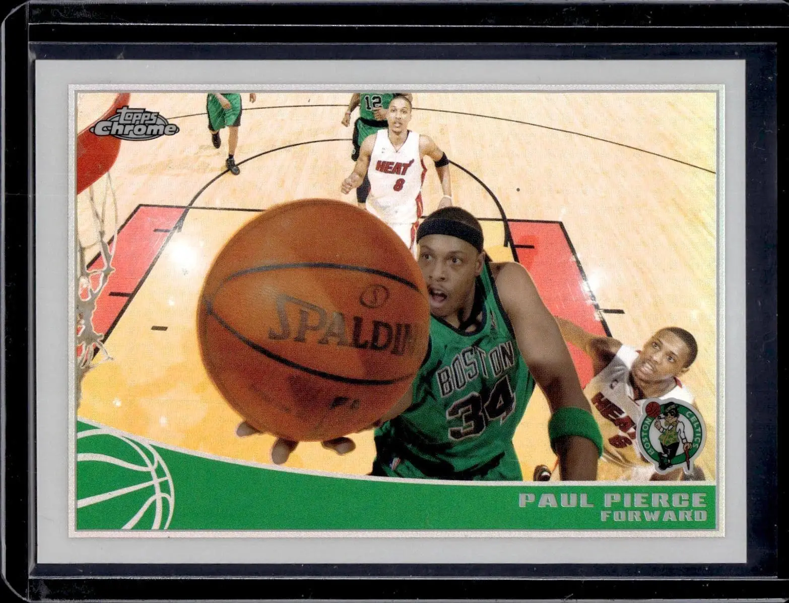 Paul Pierce 2009-10 Topps Chrome Refractor /500 Boston Celtics 6