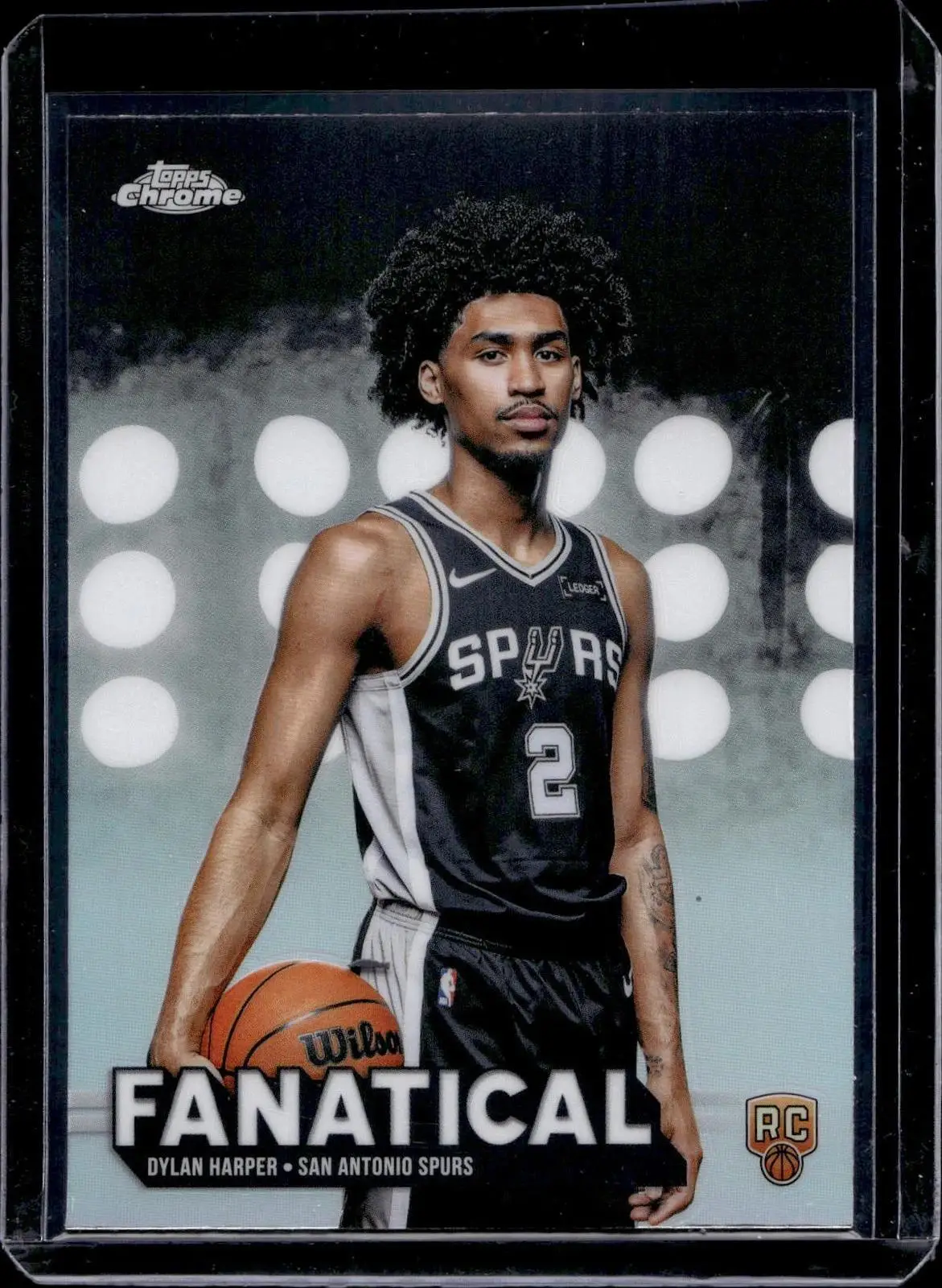Dylan Harper 2025-26 Topps Chrome Fanatical SSP San Antonio Spurs FAN-22