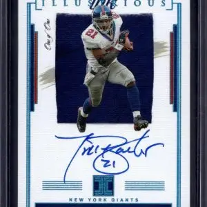 Tiki Barber 2022 Panini Impeccable Auto 1/1 New York Giants