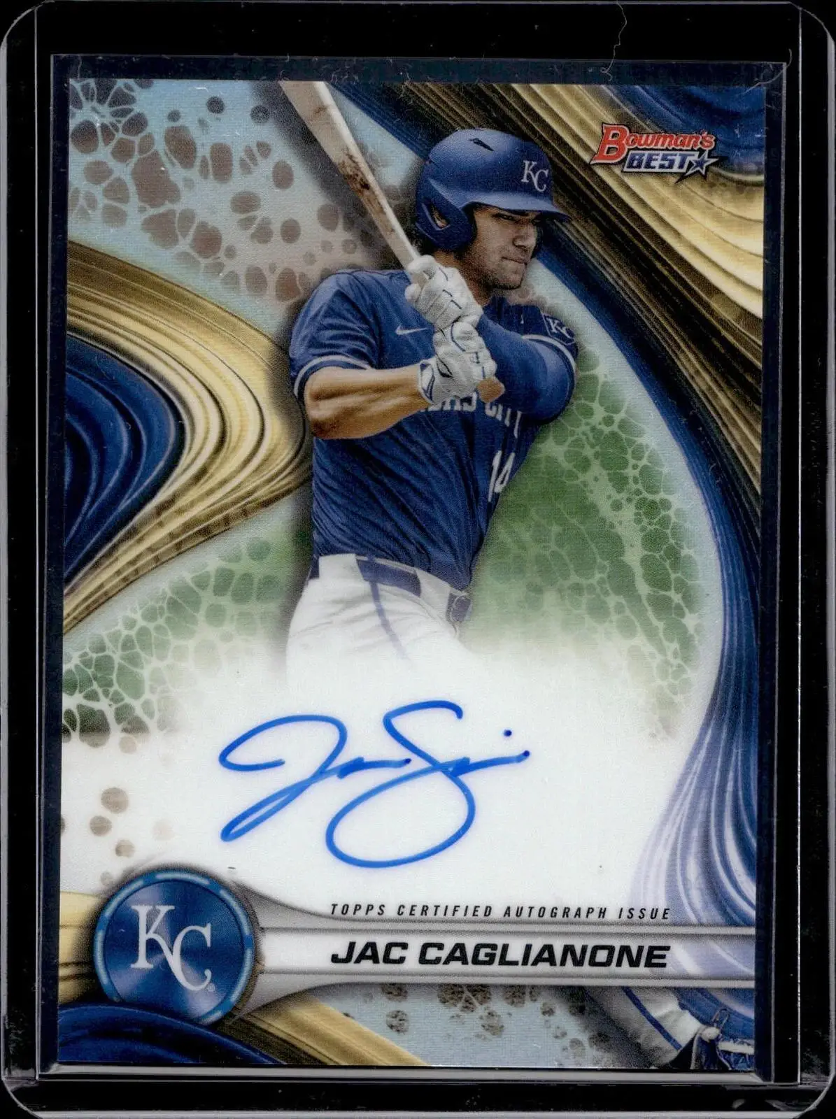 Jac Caglianone 2024 Bowman's Best Best of 2024 Auto Kansas City Royals B24-JCE