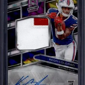 Keon Coleman 2024 Panini Spectra  Supernova Auto /70 Rookie Buffalo Bills 217