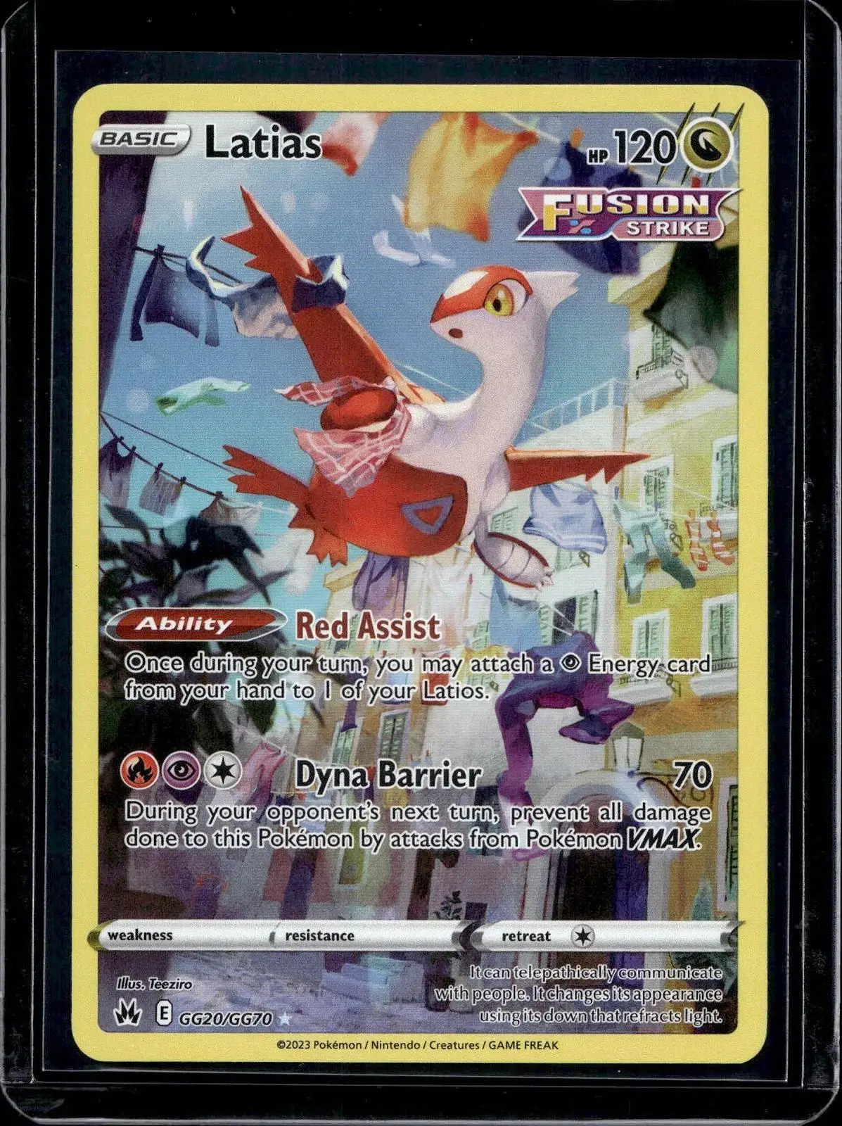 Latias Pokemon Crown Zenith: Galarian Gallery GG20/GG70