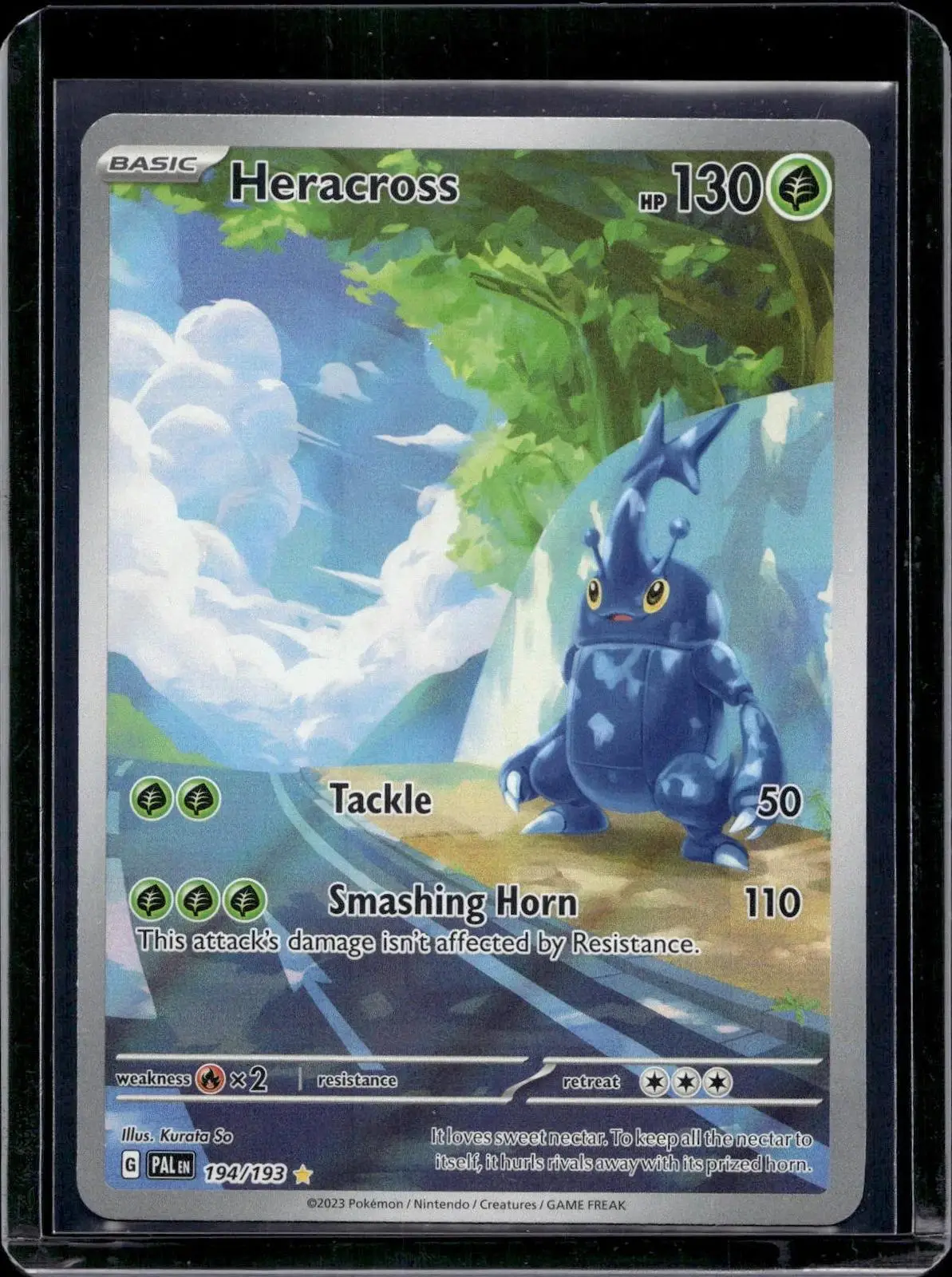 Heracross Pokemon SV02: Paldea Evolved 194/193