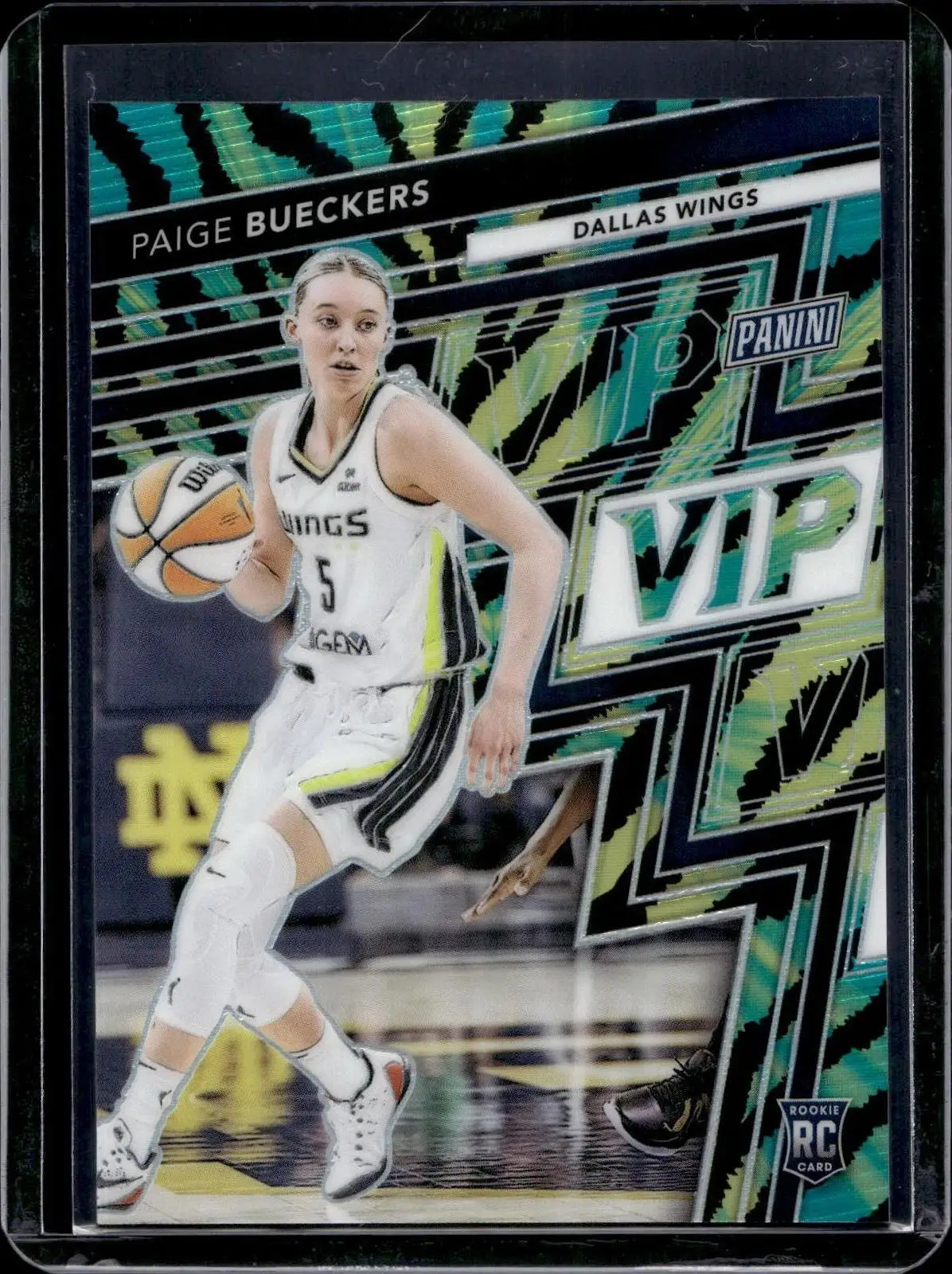 Paige Bueckers RC1 2025 Panini NSCC VIP Prizm Baja Dallas Wings RC1