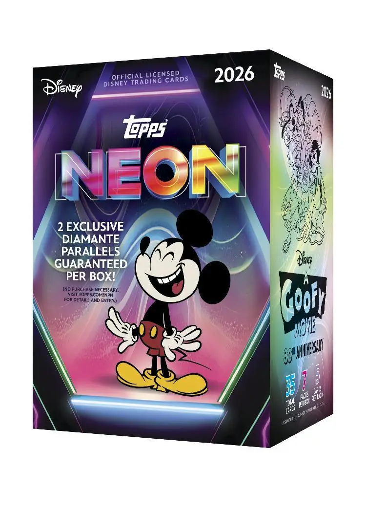 2026 Topps Disney Neon Blaster Box