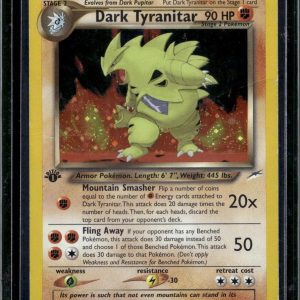 Dark Tyranitar 1st Edition Holo Pokemon Neo Destiny 11/105