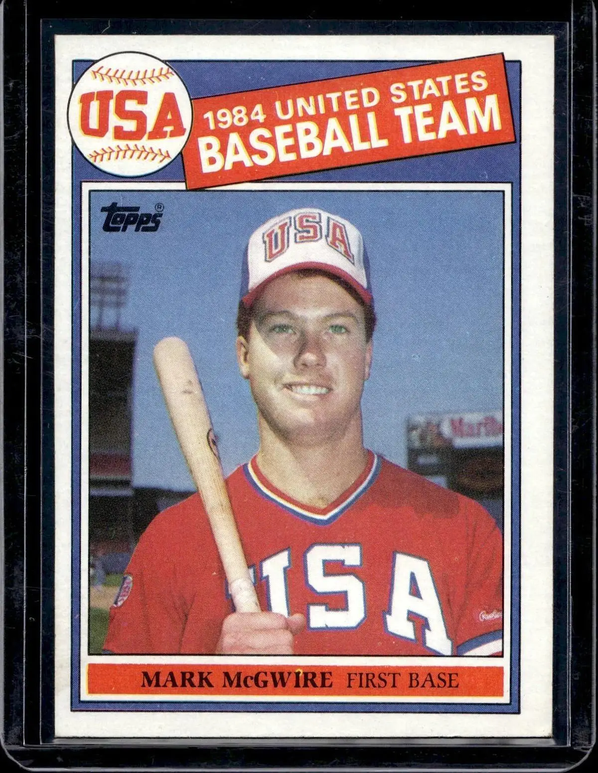 Mark McGwire 1985 ToppsRC Olympic 401