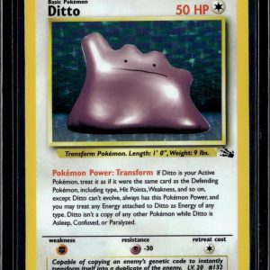 Ditto Pokemon Fossil (3) Holo 03/62