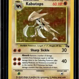 Kabutops Pokemon Fossil (9) Holo 09/62