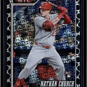 Nathan Church 2026 ToppsSpring Training Black /10 St. Louis Cardinals 24