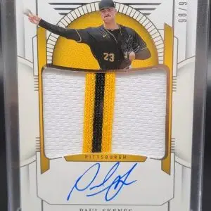 Paul Skenes 2024 Panini National Treasures Relic Auto /99 Pittsburgh Pirates PMS-PS