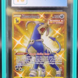 ***Houndoom Pokemon Battle Styles Secret 179/163 CGC Pristine 10