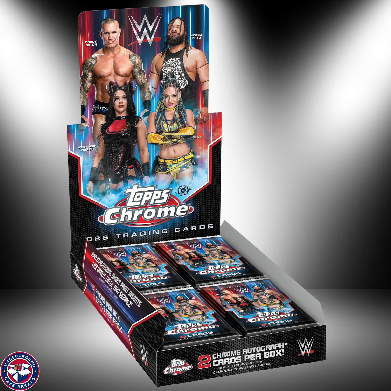 2026 Topps Chrome WWE Hobby Box