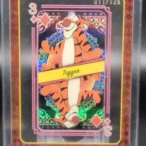 Tigger 2025 Topps Disney Mint Tigger 3 Of Diamonds /125 QH-47