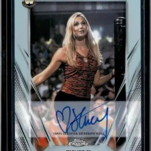 Stacy Keibler 2026 Topps Chrome WWE Refractor Auto BCA-STK