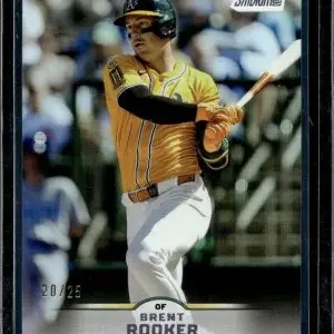 Brent Rooker 2025 Stadium Club Rainbow Foilboard /25 Athletics 14