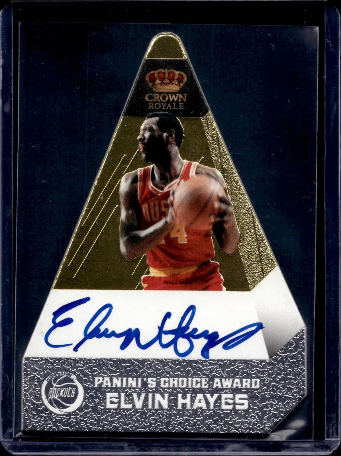 Elvin Hayes 2011-12 Panini Preferred Gold Auto /10 Houston Rockets 147