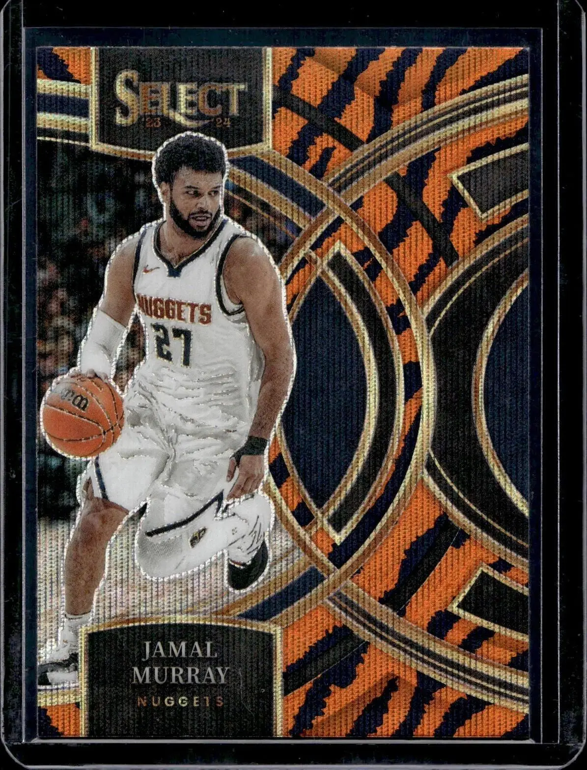 Jamal Murray 2023-24 Panini Select Tiger Prizm Denver Nuggets 166