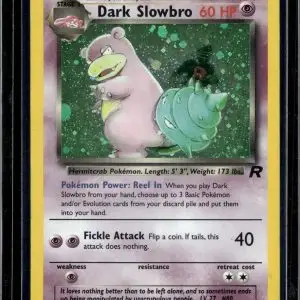 Dark Slowbro (12) Holo Pokemon Team Rocket 12/82