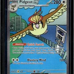 Pidgeot Pokemon SV03: Obsidian Flames ex 225/197