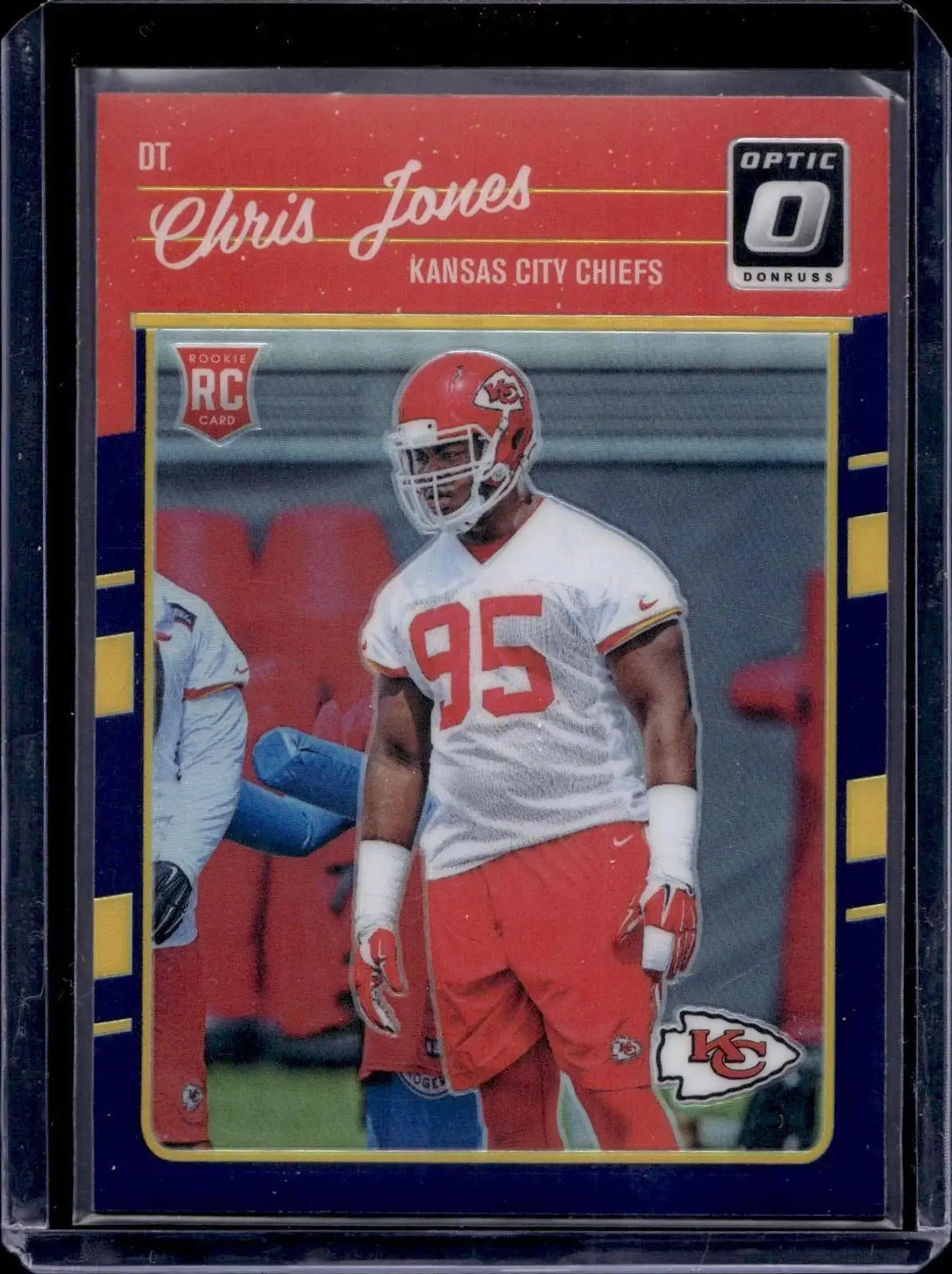 Chris Jones 2016 Donruss Optic Purple Rookie Kansas City Chiefs 109