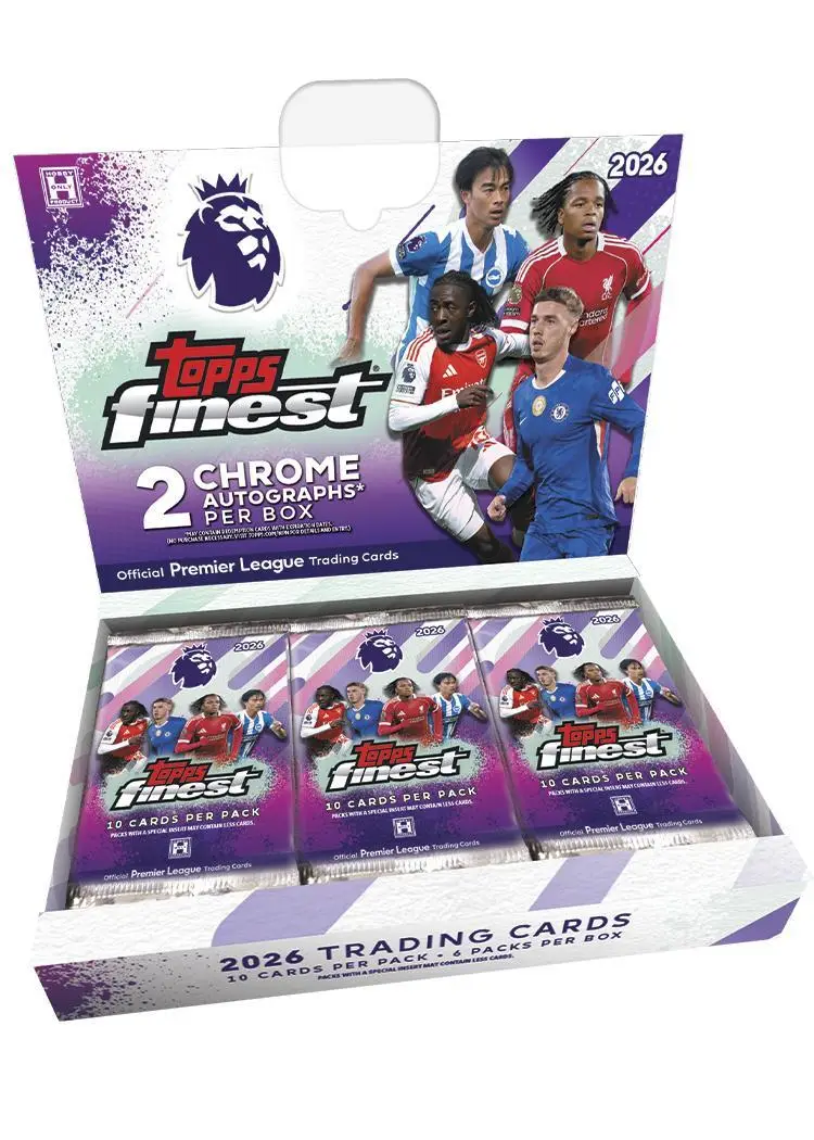 2025-26 Topps Finest Premiere League EPL Soccer Hobby Box