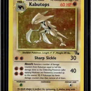 Kabutops 1 Pokemon Fossil (9) Holo 09/62 1