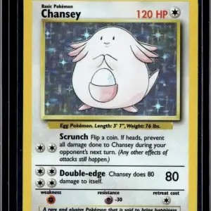 Chansey Pokemon Base Set Holo 003/102