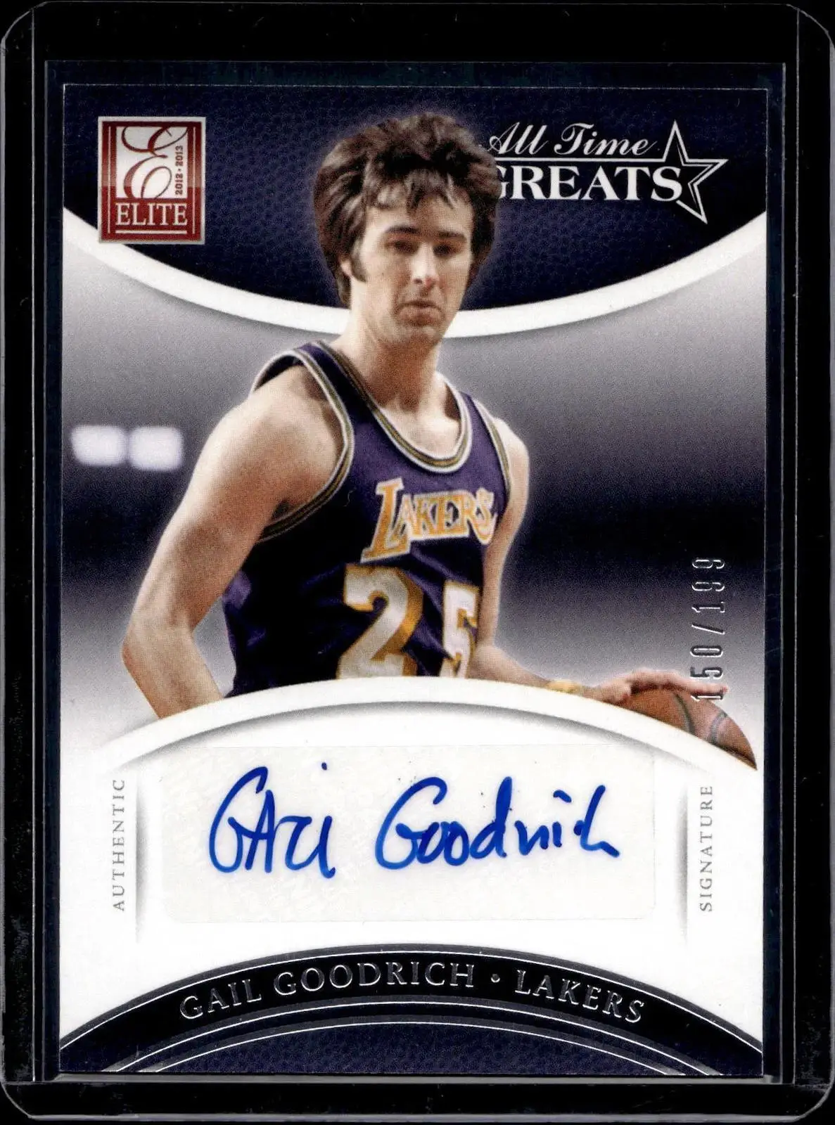 Gail Goodrich 2012-13 Panini Elite Auto /199 Los Angeles Lakers 13