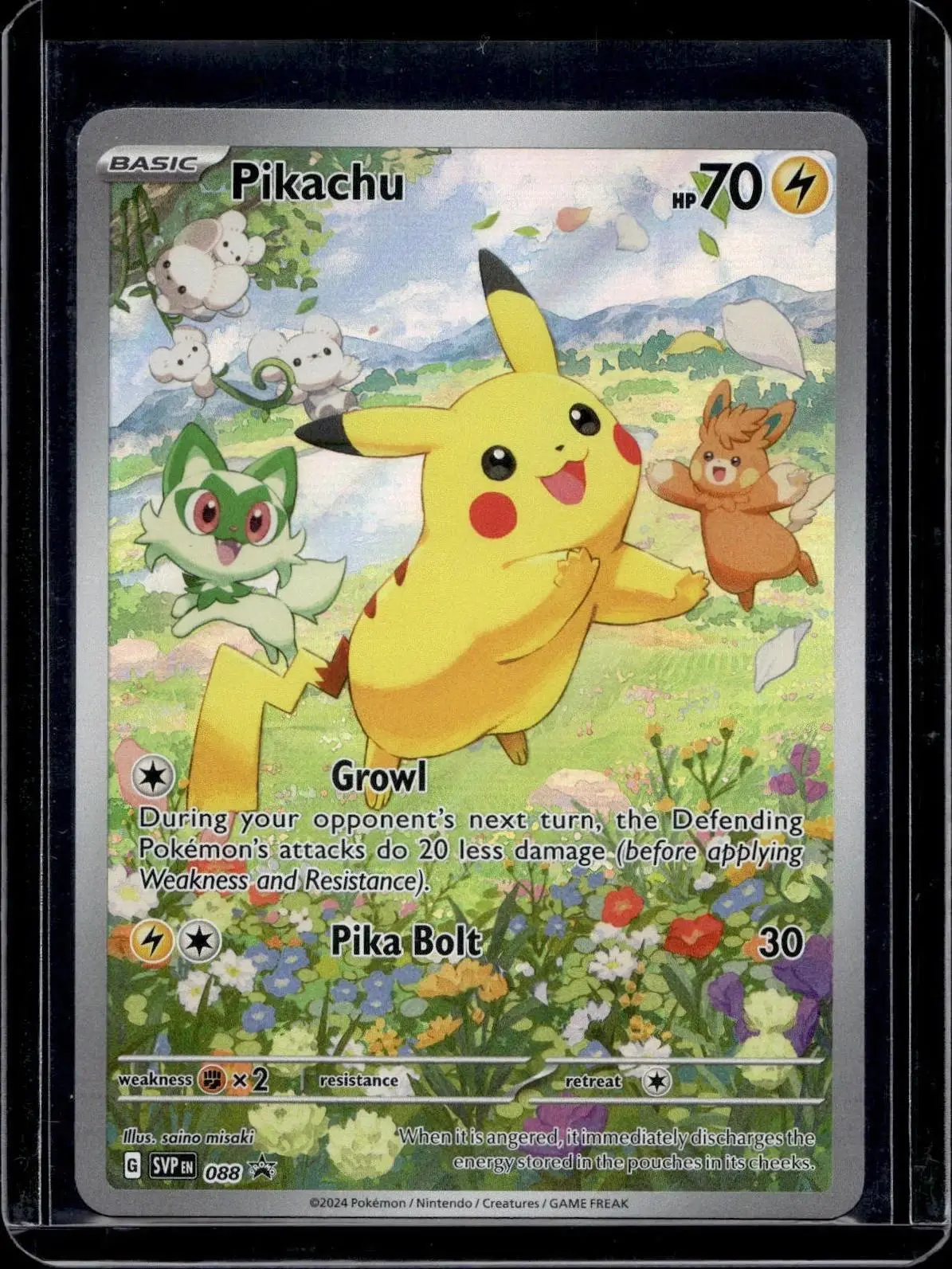 Pikachu Share Pokemon SV: Scarlet & Violet Promo Cards 088
