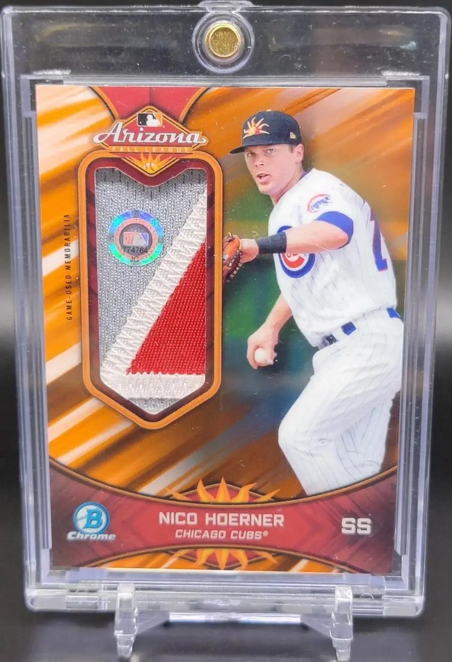 Nico Hoerner 2019 Bowman Chrome Relic /25 Chicago Cubs AFLR-NH
