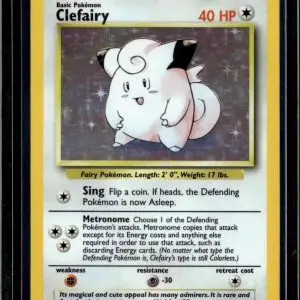 Clefairy Holo Pokemon Base Set 5/102