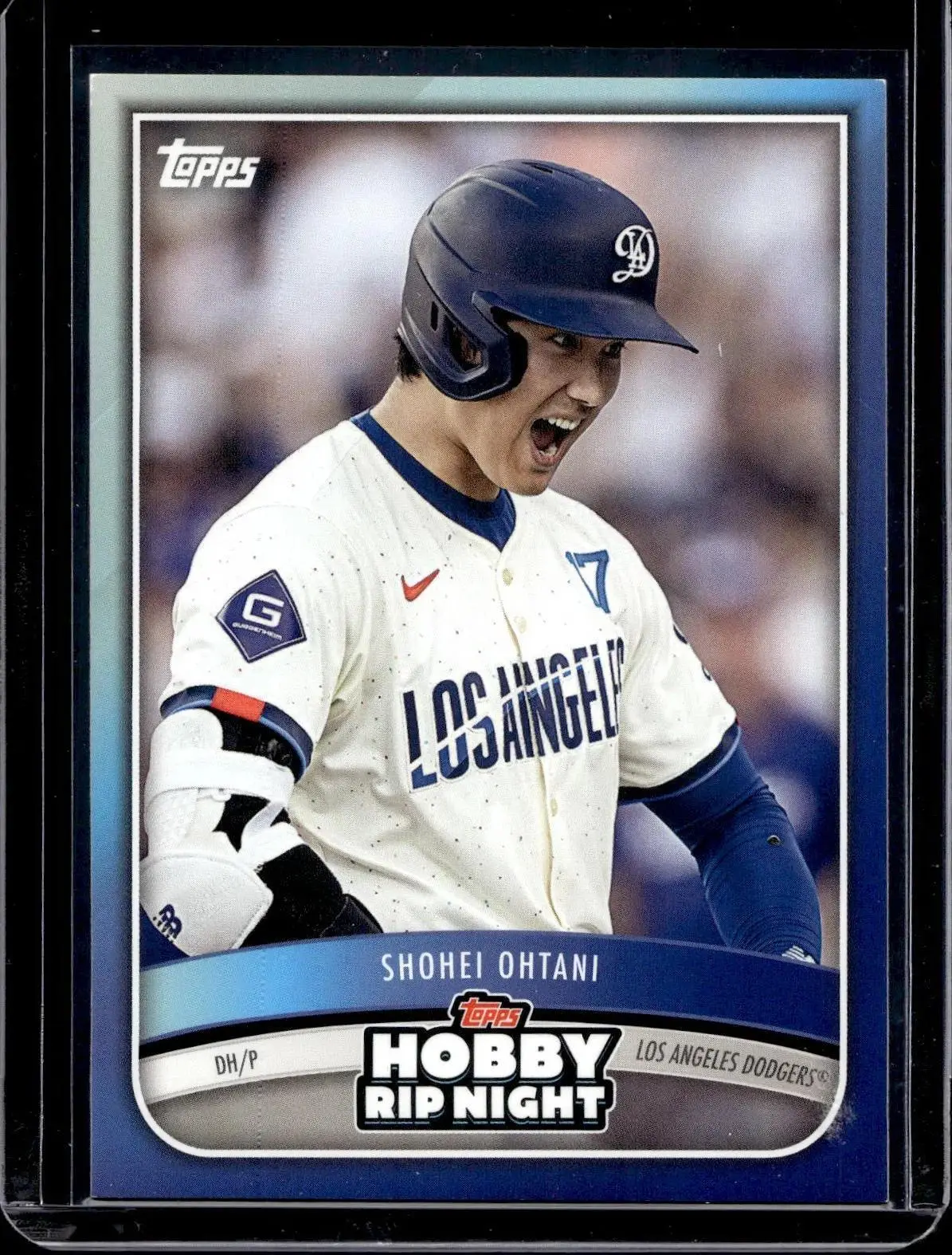 Shohei Ohtani 2025 Topps Hobby Rip Night Blue Los Angeles Dodgers 1