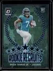 Brian Thomas Jr. 2024 Donruss Optic Rookie Recruits Purple Stars /25 Jaguars 12
