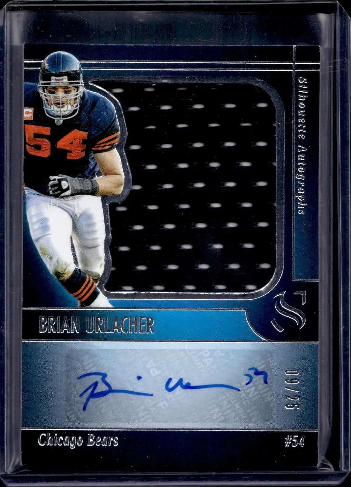 Brian Urlacher 2025 Panini Silhouette Autographs /25 Auto Chicago Bears SA-BUR