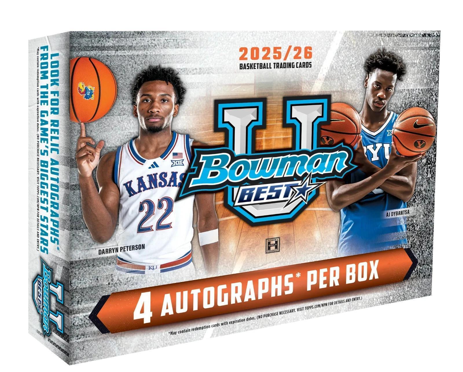 2025-26 Bowman University Best Basketball Hobby Box