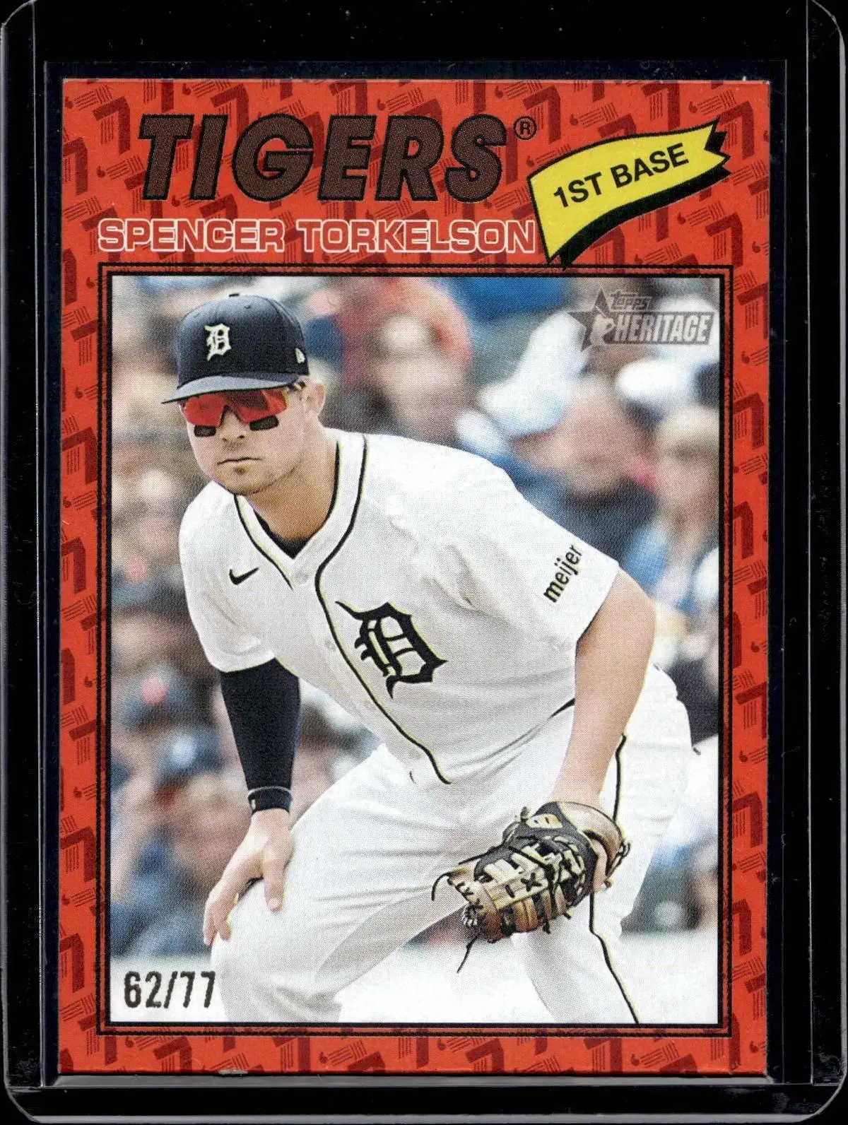 Spencer Torkelson 2026 Topps Heritage Color of the Year /77 Detroit Tigers 106