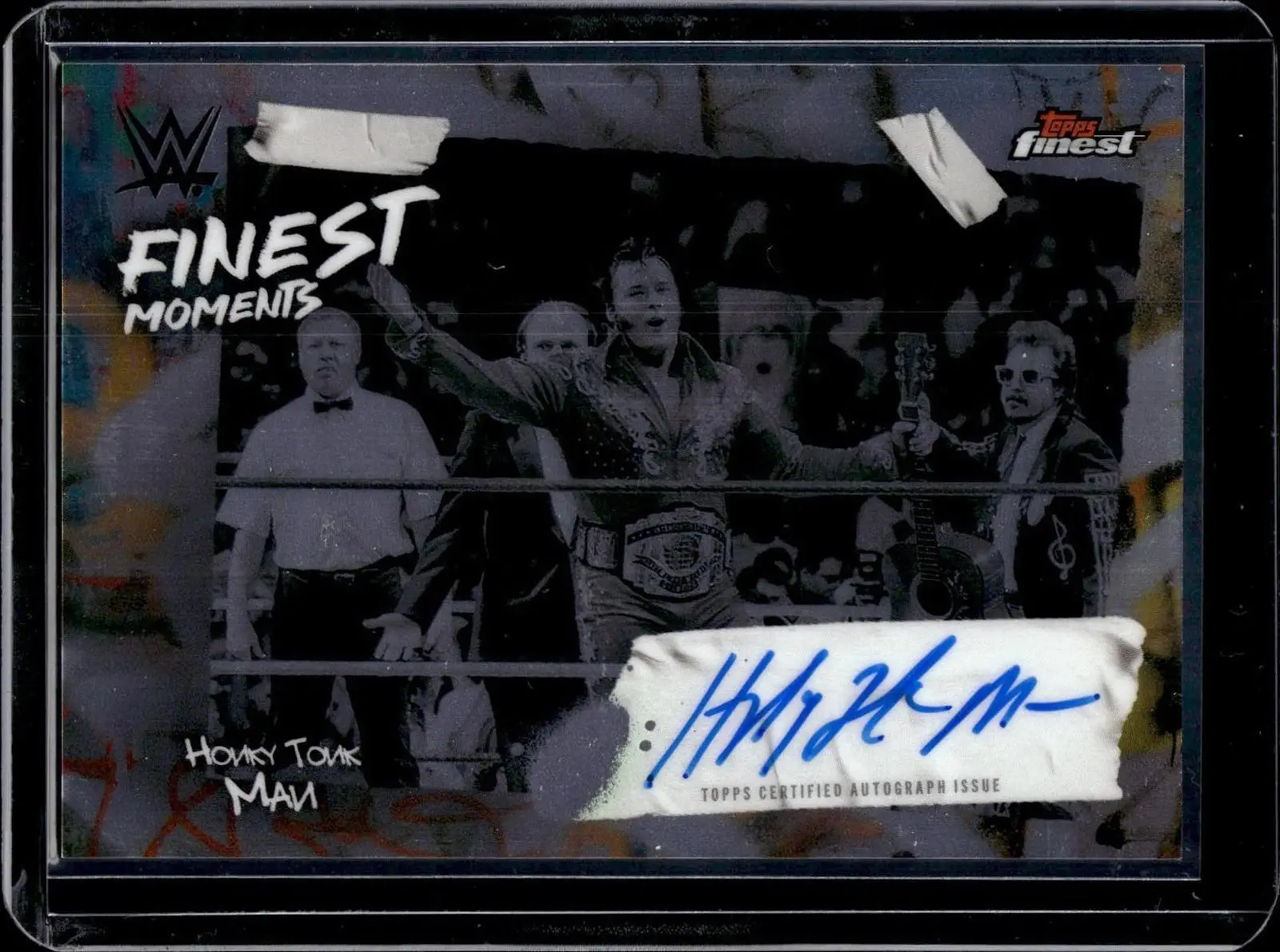 Honky Tonk Man 2025 Topps Finest WWE  Moments Signatures Auto FMS-HTM