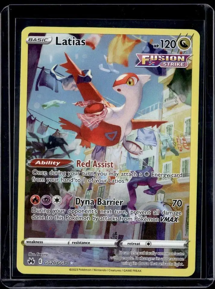 Latias Pokemon SWSH: Crown Zenith: Galarian Gallery GG20/GG70