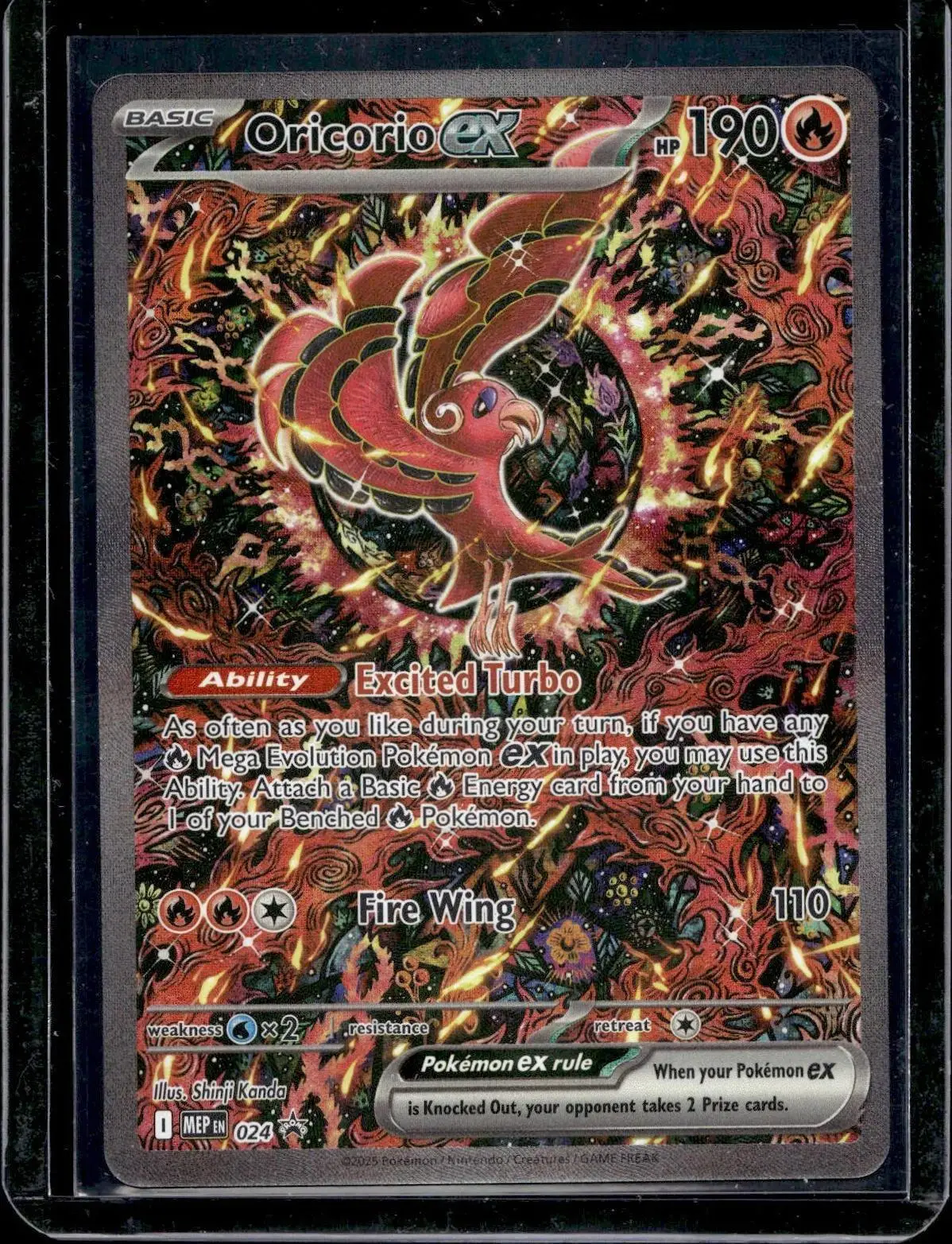 Oricorio Pokemon ME: Mega Evolution Promo ex 024