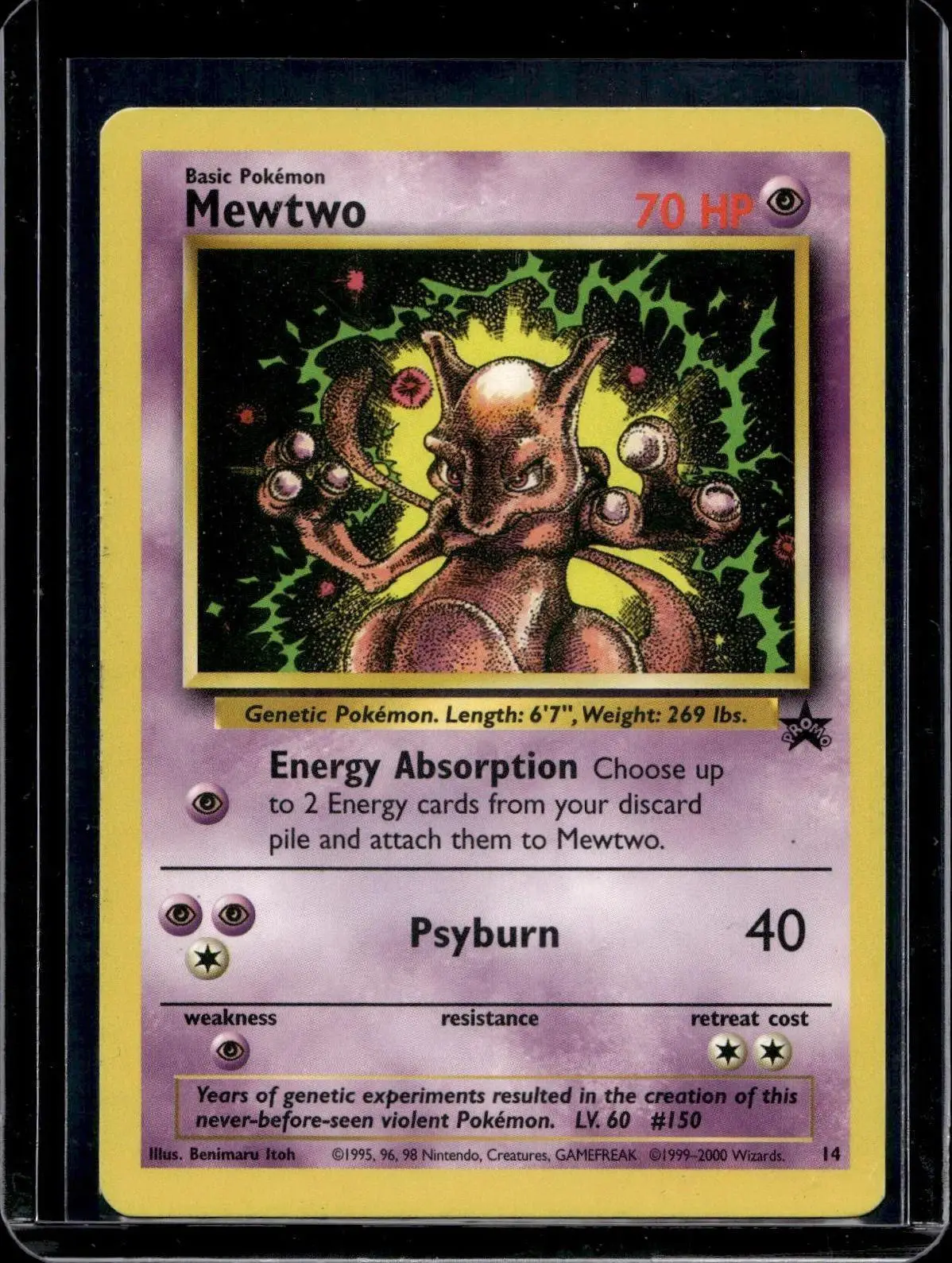 Mewtwo Pokemon WoTC Promo (14) 14/53
