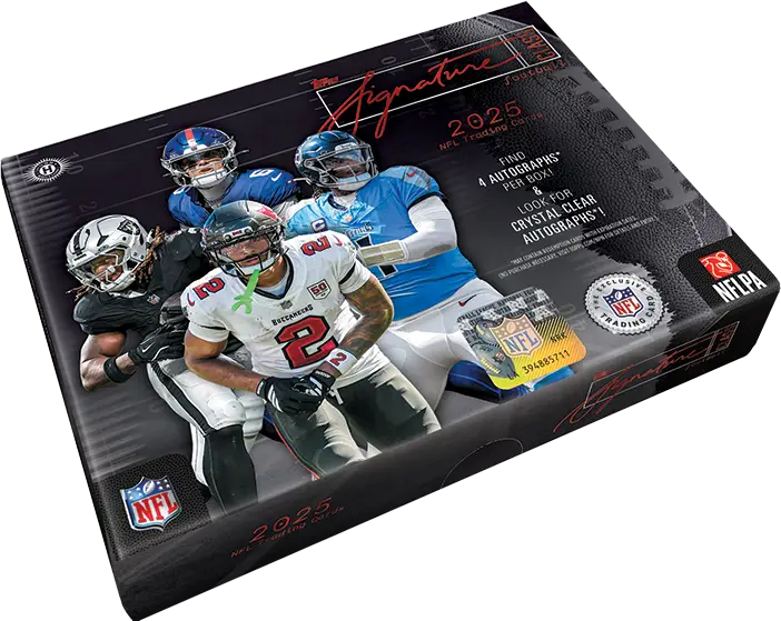 2025 Topps Signature Class NFL Football Hobby Jumbo Box