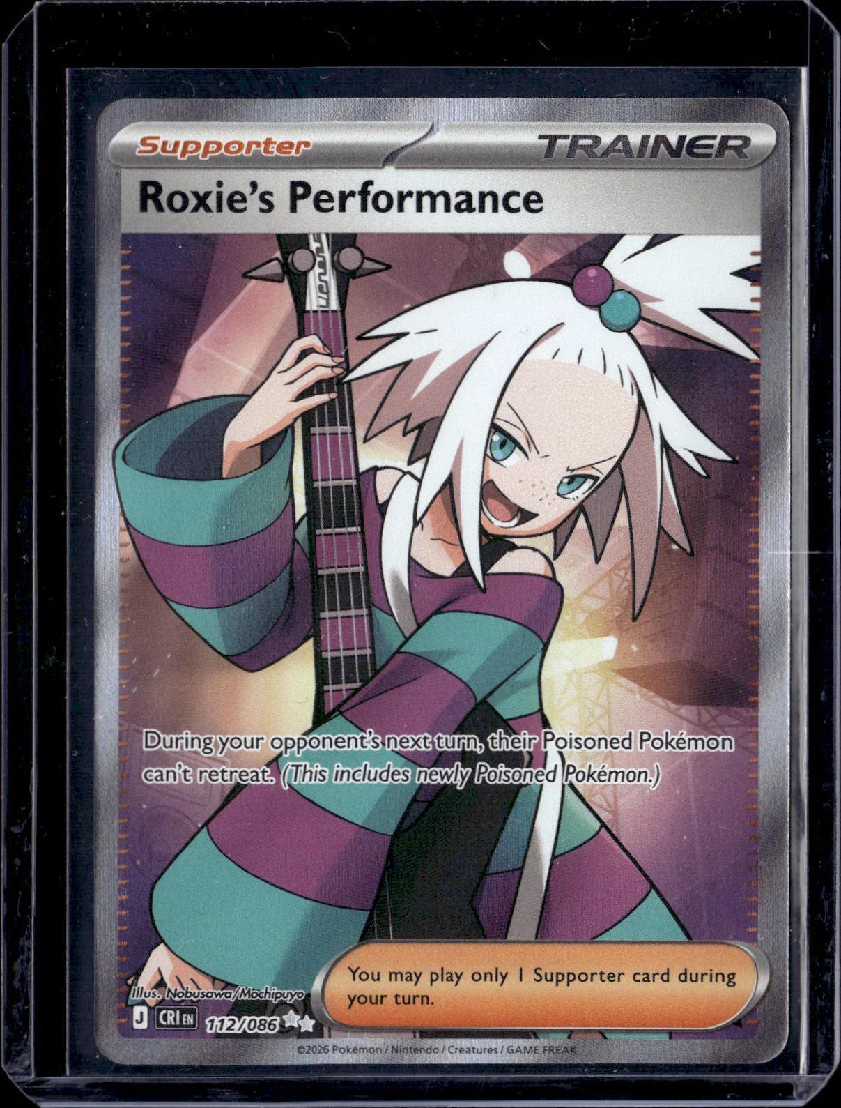 Roxie's Performance Pokemon ME04: Chaos Rising 112/086