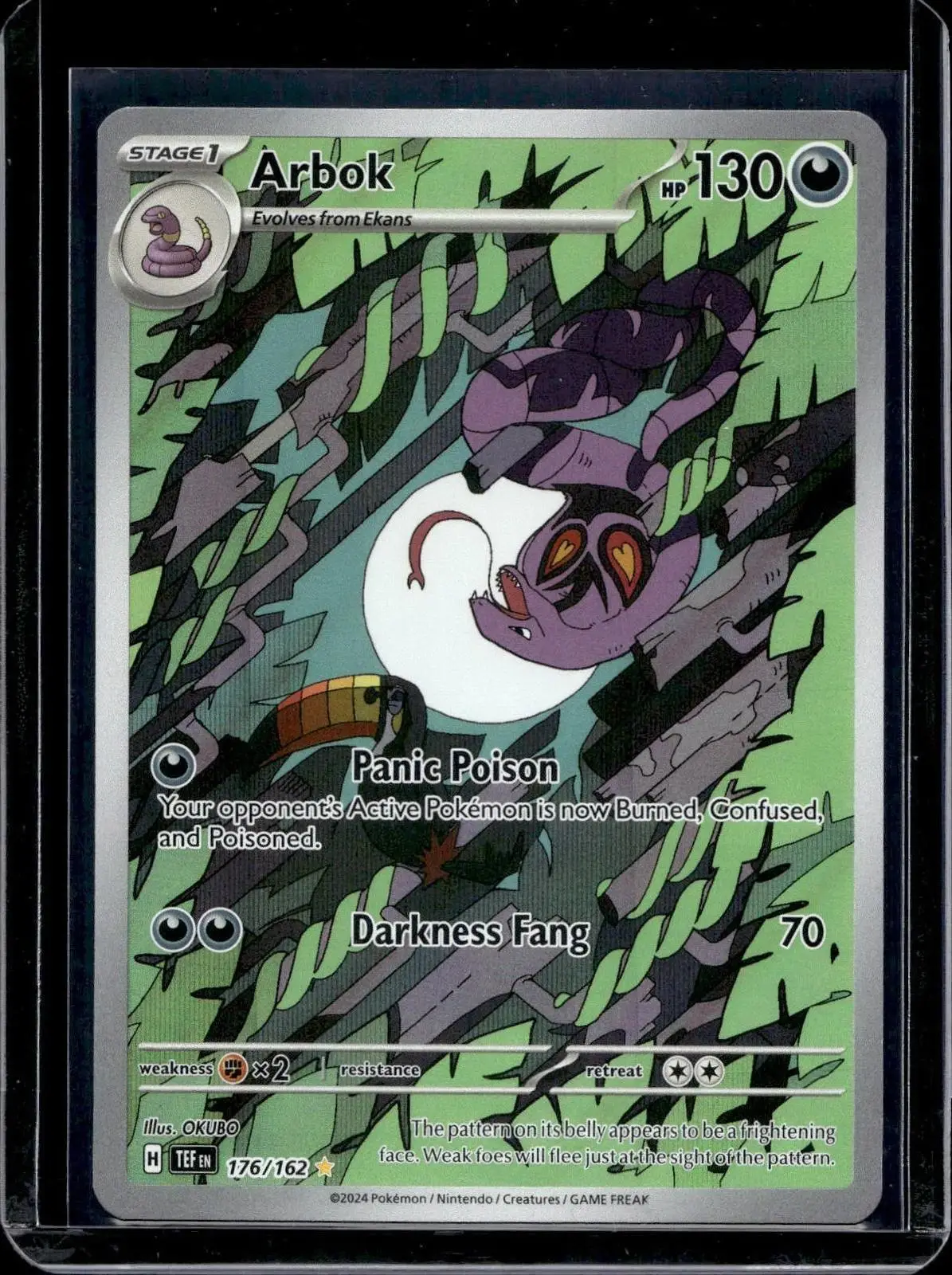 Arbok Pokemon SV05: Temporal Forces 176/162