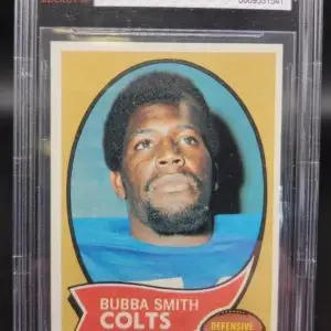 Bubba Smith 1970 Topps Baltimore Colts 114 BVG 7.5